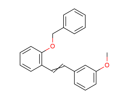 1-[2-(3-methoxyphenyl)ethenyl]
-2-(phenylmethoxy)- Benzene