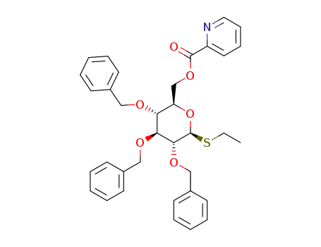 ethyl 2,3,4-tri-O-benzyl-6-O-picolinyl-1-thio-β-D-glucopyranoside