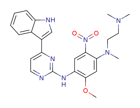 N1-(4-(1H-indol-3-yl)pyrimidin-2-yl)-N4-(2-(dimethylamino)ethyl)-2-methoxy-N4-methyl-5-nitrobenzene-1,4-diamine