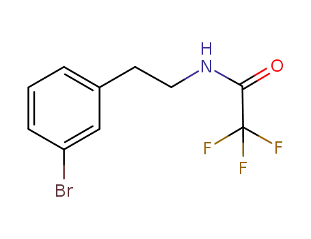 Molecular Structure of 215797-81-2 (N-[2-(3-BROMO-PHENYL)-ETHYL]-2,2,2-TRIFLUORO-ACETAMIDE)
