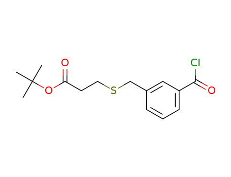tert-butyl 3-((3-(chlorocarbonyl)benzyl)thio)propanoate