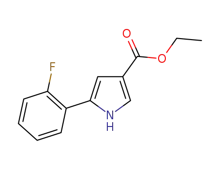 1H-Pyrrole-3-carboxylic acid, 5-(2-fluorophenyl)-, ethyl ester