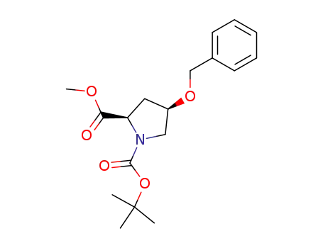 (2R,4R)-4-benzyloxypyrrolidine-1,2-dicarboxylic acid 1-tert-butyl ester 2-methyl ester