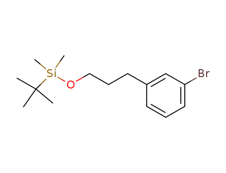 Molecular Structure of 65537-55-5 (Silane, [3-(3-bromophenyl)propoxy](1,1-dimethylethyl)dimethyl-)