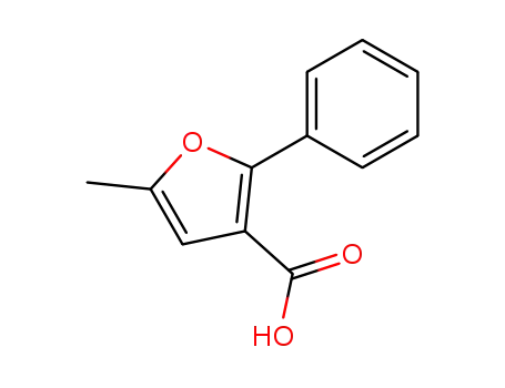 Molecular Structure of 64354-50-3 (5-METHYL-2-PHENYL-3-FUROIC ACID)