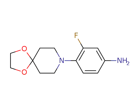 Benzenamine, 4-(1,4-dioxa-8-azaspiro[4.5]dec-8-yl)-3-fluoro-
