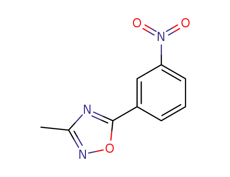 Molecular Structure of 76629-45-3 (3-[4-(3-METHYL)OXADIZOLYL]-NITRO BENZENE)