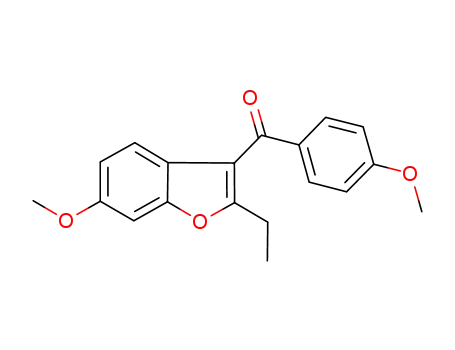Methanone, (2-ethyl-6-methoxy-3-benzofuranyl)(4-methoxyphenyl)-