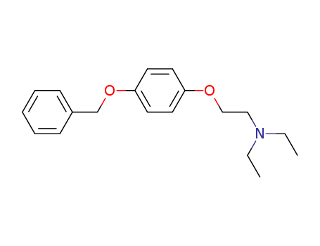 N,N-diethyl-2-(4-phenylmethoxyphenoxy)ethanamine