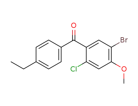 (5-bromo-2-chloro-4-methoxyphenyl)(4-ethylphenyl)methanone