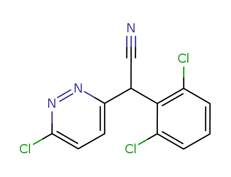 2-(2,6-dichlorophenyl)-2-(6-chloropyridazin-3-yl)acetonitrile