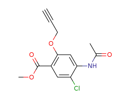 Methyl 4-acetamido-5-chloro-2-(prop-2-yn-1-yloxy)benzoate