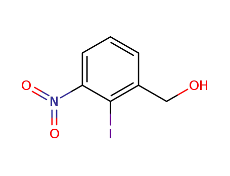 Molecular Structure of 158616-08-1 ((2-iodo-3-nitrophenyl)methanol)