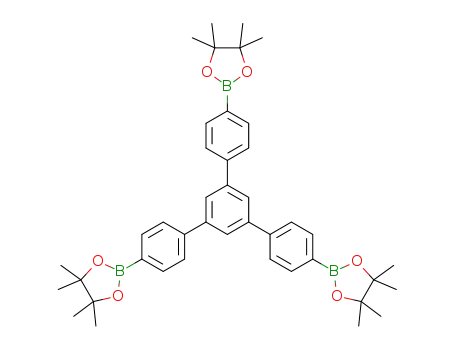 Molecular Structure of 1017967-97-3 (2-[4-[3,5-bis[4-(4,4,5,5-tetramethyl-1,3,2-dioxaborolan-2-yl)phenyl]phenyl]phenyl]-4,4,5,5-tetramethyl-1,3,2-dioxaborolane)