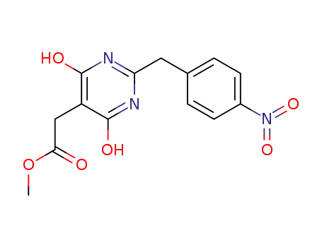 [4,6-dihydroxy-2-(4-nitrobenzyl)pyrimidin-5-yl]acetic acid methyl ester