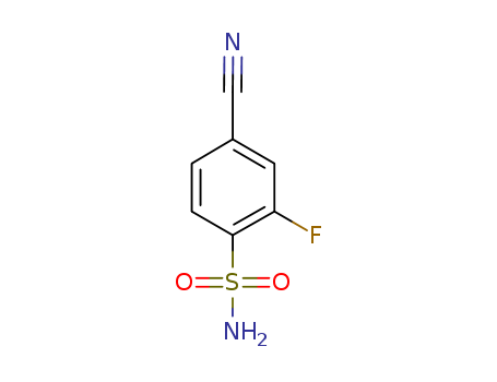 Benzenesulfonamide, 4-cyano-2-fluoro-