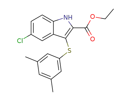 1H-Indole-2-carboxylic acid, 5-chloro-3-[(3,5-dimethylphenyl)thio]-, ethyl
ester