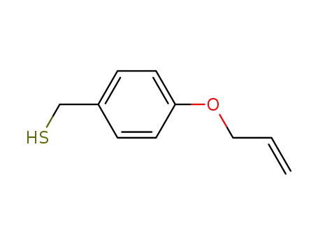 Molecular Structure of 864156-93-4 (Benzenemethanethiol, 4-(2-propenyloxy)-)