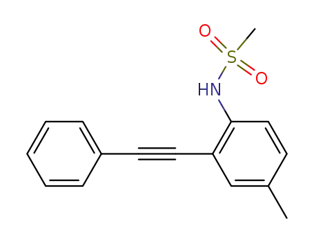 Methanesulfonamide, N-[4-methyl-2-(phenylethynyl)phenyl]-