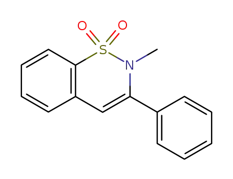 2-methyl-3-phenyl-2H-benzo[e][1,2]thiazine 1,1-dioxide