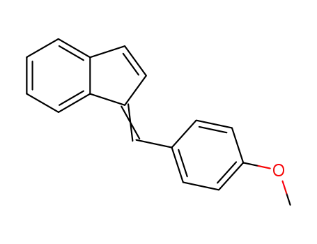 Molecular Structure of 2428-41-3 (1-(4-methoxybenzylidene)-1H-indene)