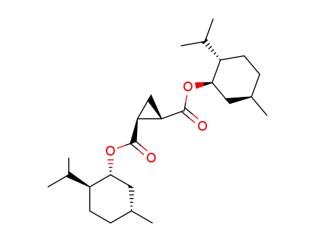 1,2-CYCLOPROPANEDICARBOXYLIC ACID BIS [(1R, 2S, 5R)]-5-METHYL-2-(1-METHYLETHYL)