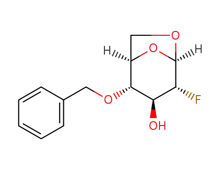 . 베타 .-D- 글루 코피 라노스, 1,6- 안 하이드로 -2- 데 옥시 -2- 플루오로 -4-O- (페닐 메틸)-