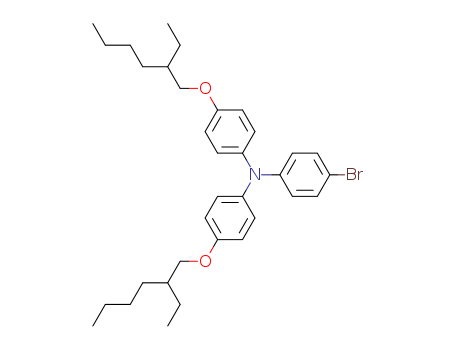 4-Bromo-N,N-bis[4-(2-ethylhexyloxy)phenyl]-aniline 1192035-51-0  CAS NO.1192035-51-0