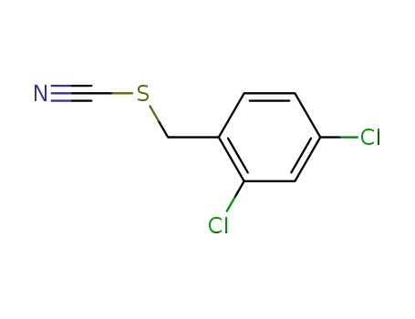 Molecular Structure of 7534-61-4 (2,4-dichlorobenzyl thiocyanate)