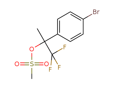 2-(4-broMophenyl)-1,1,1-trifluoropropan-2-yl Methanesulfonate