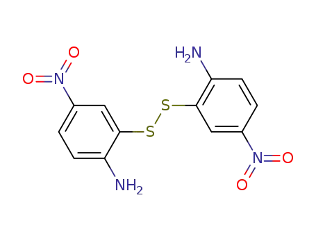 Molecular Structure of 58381-87-6 (Benzenamine, 2,2'-dithiobis[4-nitro-)