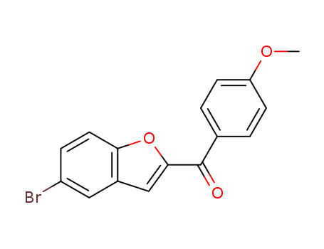 Molecular Structure of 32816-75-4 (5-BROMO-2-(4-METHOXYBENZOYL)BENZOFURAN)