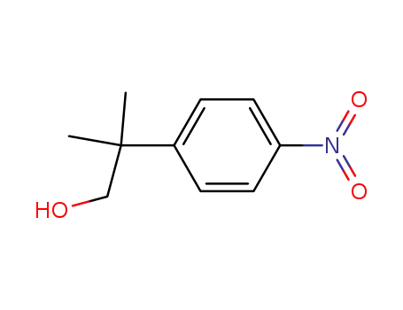 Molecular Structure of 18755-53-8 (2-methyl-2-(4-nitrophenyl)propan-1-ol)