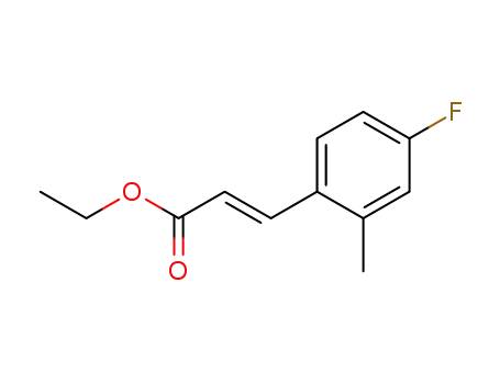 2-Propenoic acid, 3-(4-fluoro-2-methylphenyl)-, ethyl ester, (2E)-