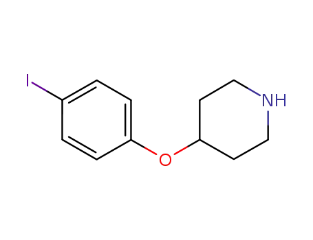 Molecular Structure of 684249-45-4 (4-(4-iodophenoxy)piperidine)