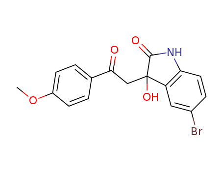 5-bromo-3-hydroxy-3-[2-(4-methoxyphenyl)-2-oxoethyl]indolin-2-one