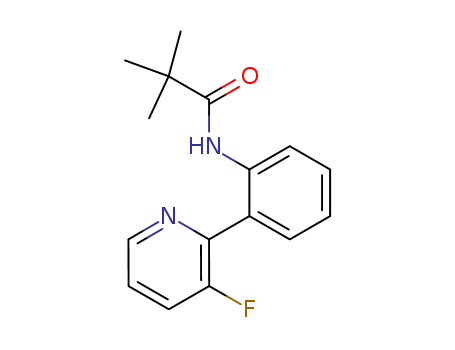 Propanamide, N-[2-(3-fluoro-2-pyridinyl)phenyl]-2,2-dimethyl-                                                                                                                                           