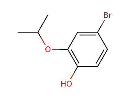 Molecular Structure of 916228-69-8 (4-bromo-2-isopropoxy-phenol)