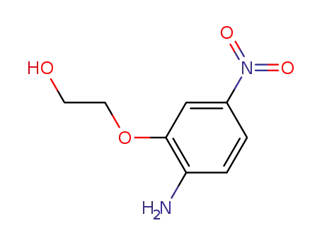Molecular Structure of 59820-41-6 (Ethanol, 2-(2-amino-5-nitrophenoxy)-)