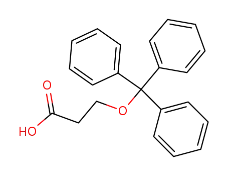 Propanoic acid, 3-(triphenylmethoxy)-