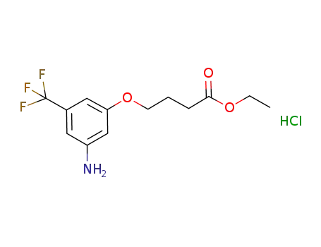 C<sub>13</sub>H<sub>16</sub>F<sub>3</sub>NO<sub>3</sub>*ClH