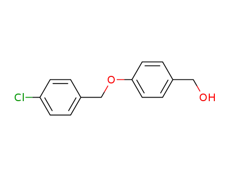 Molecular Structure of 63608-10-6 (Benzenemethanol, 4-[(4-chlorophenyl)methoxy]-)