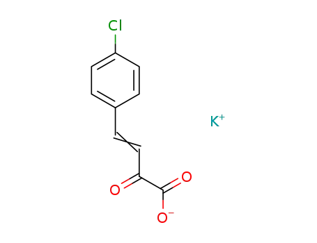 Molecular Structure of 1000400-63-4 (potassium 4-(4-chlorophenyl)-2-oxobut-3-enoate)