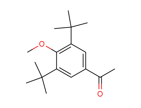 Molecular Structure of 30492-50-3 (1-(3,5-di-tert-butyl-4-methoxyphenyl)ethanone)