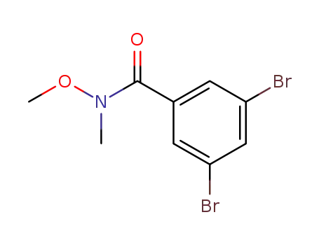 3,5-dibromo-N-methoxy-N-methyl-benzamide