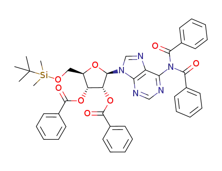O<sup>5'</sup>-tert-butyldimethylsilyl-N<sup>6</sup>,N<sup>6</sup>,O<sup>2'</sup>,O<sup>3'</sup>-tetrabenzoyladenosine