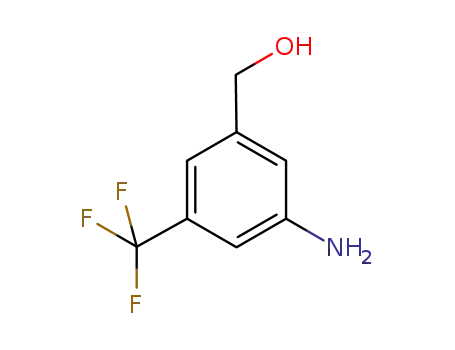 Molecular Structure of 537039-44-4 ([3-AMINO-5-(TRIFLUOROMETHYL)PHENYL]METHANOL)