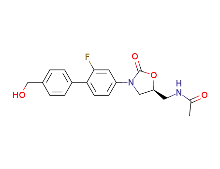 (S)-N-((3-(2-fluoro-4'-(hydroxymethyl)-[1,1'-biphenyl]-4-yl)-2-oxooxazolidin-5-yl)methyl)acetamide