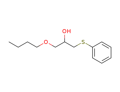 Molecular Structure of 39504-39-7 (2-Propanol, 1-butoxy-3-(phenylthio)-)