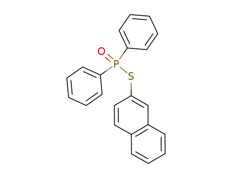 Molecular Structure of 21081-96-9 (S-naphthalen-2-yl (phenyl)phenylphosphinothioate)